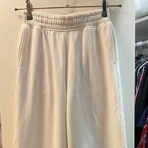 Sweat pants blanc cassé (large)
